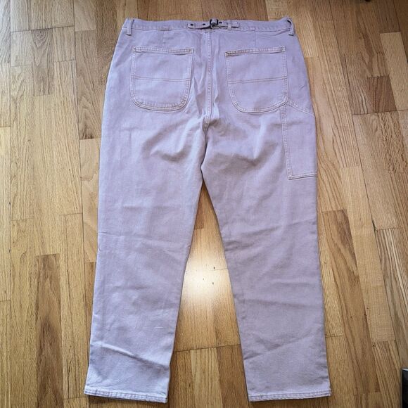 Old Navy Women’s Extra HR Sky-Hi Straight Secret Smooth Pockets Pink Sz 18 NWT - Picture 2 of 16